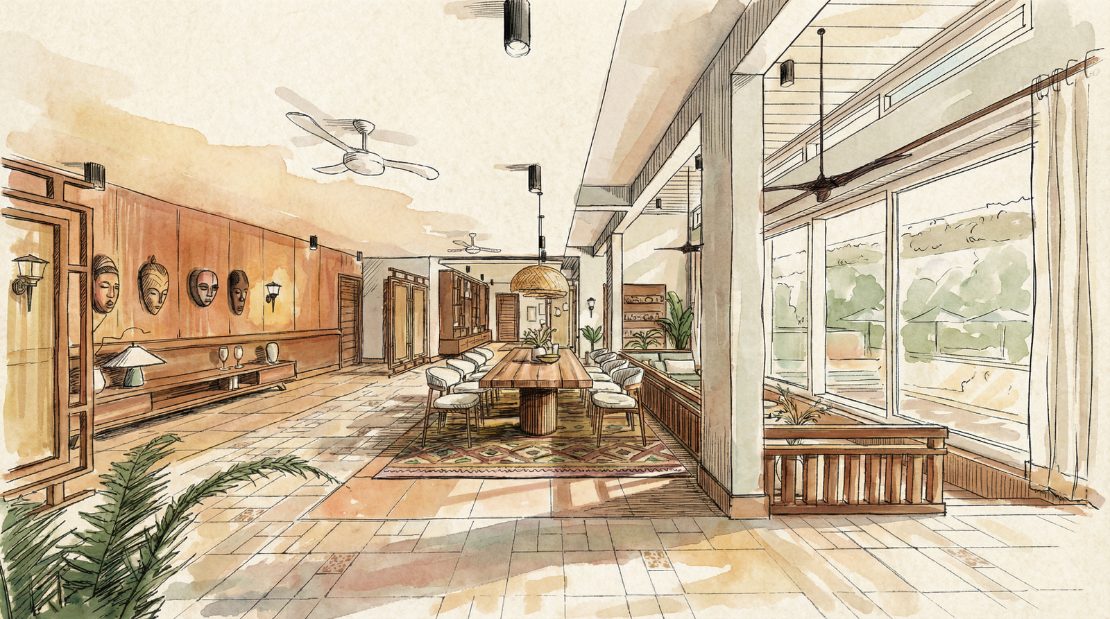 Dining space concept